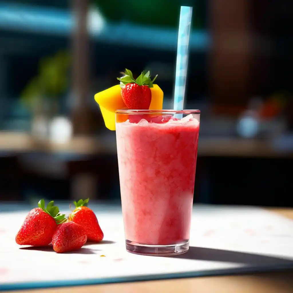 Bol cu ягode fresh și smoothie
