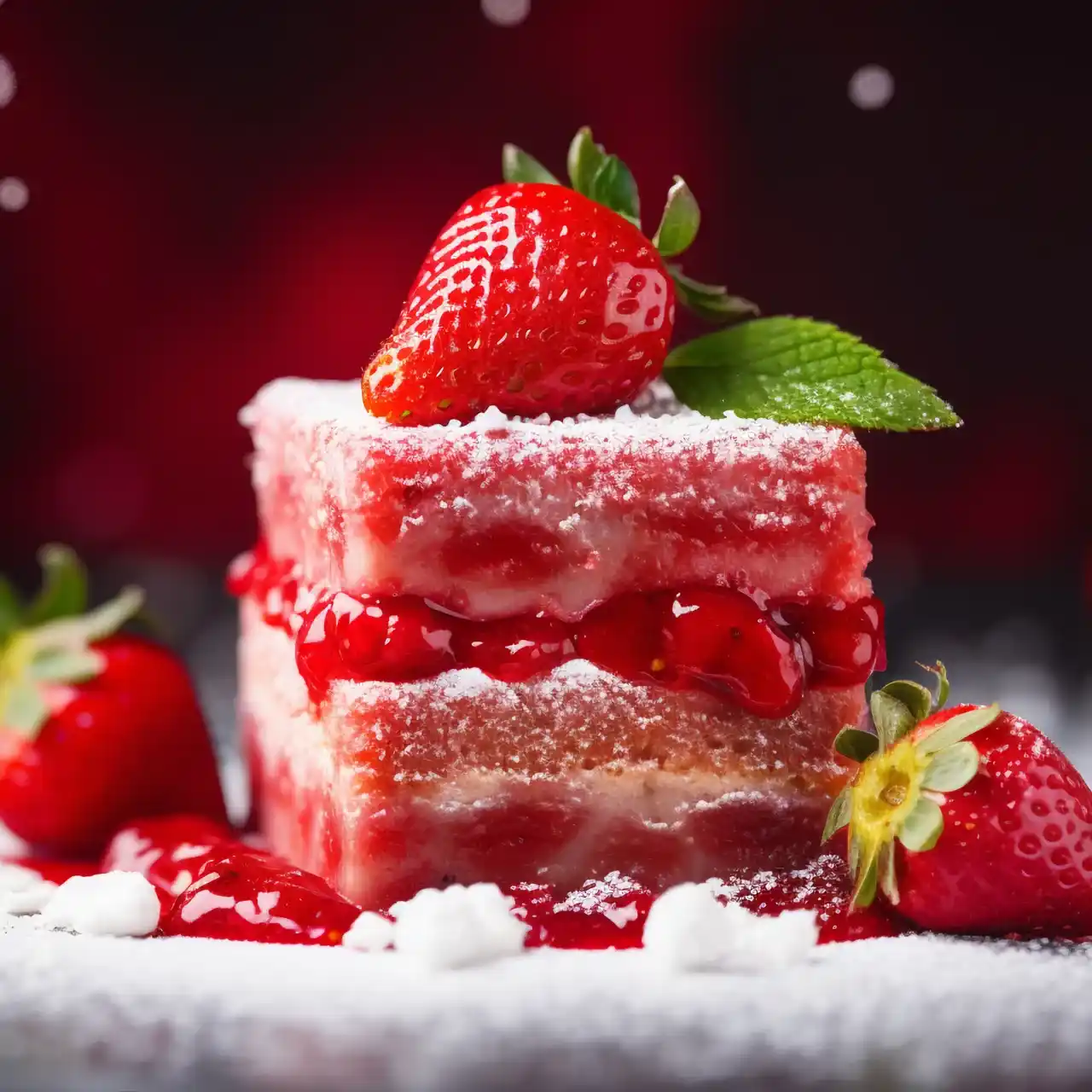 Desert healthy cu ягode
